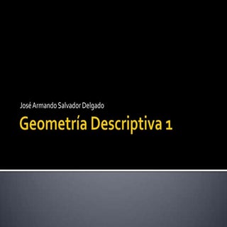 GeometríA Descriptiva 1 ITESM