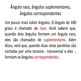 Geometria   ângulos, ângulos raso, ...