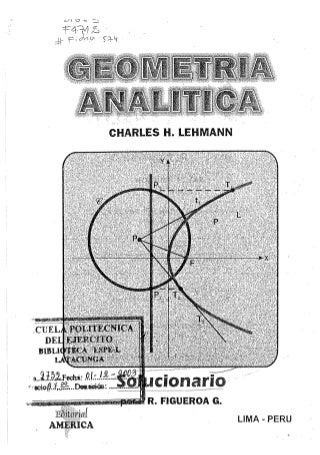 solucionario geometria analitica lehman