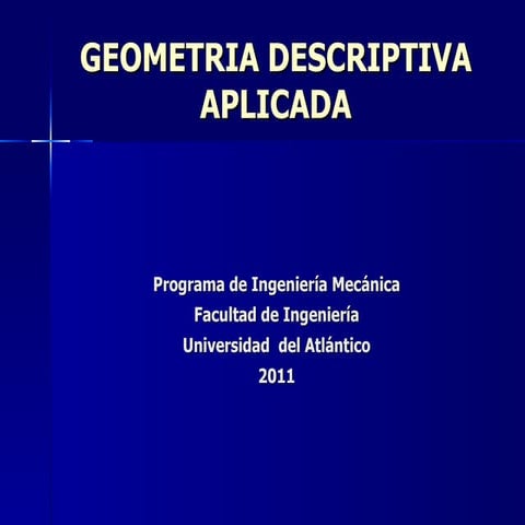 Geometria descriptiva aplicada