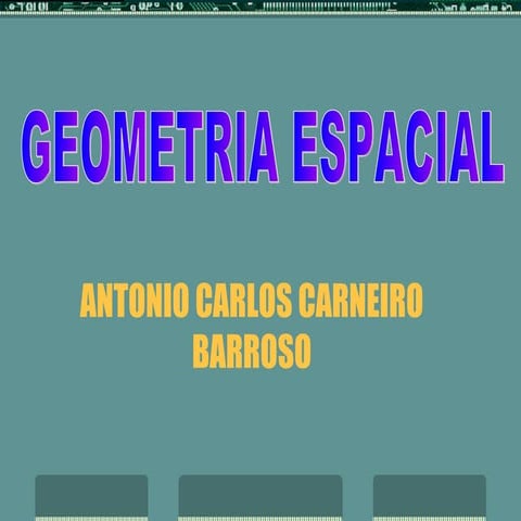 Geometria Espacial