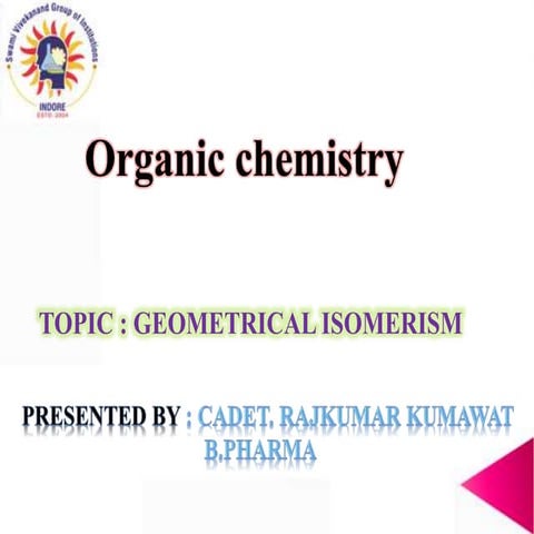 Geometrical isomerism