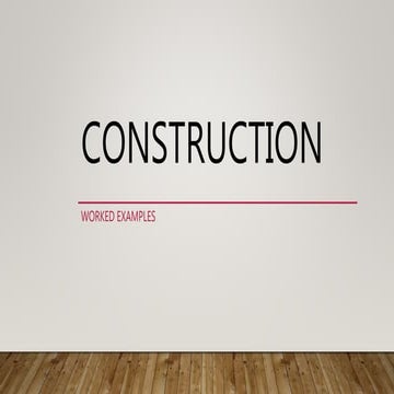 Geometric constructions