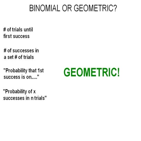 10-11 Geometric Distributions