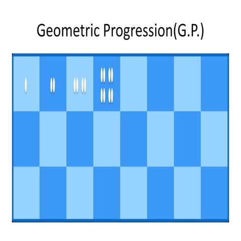 Geometric progression(g.p)