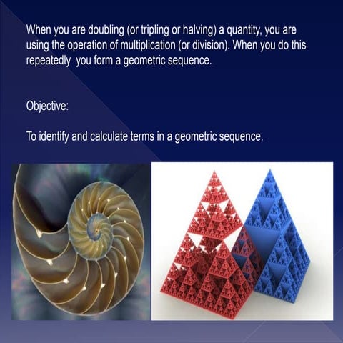 Geometric sequences student version