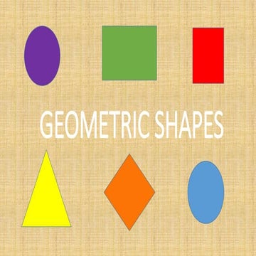 Geometric shapes | PPTX