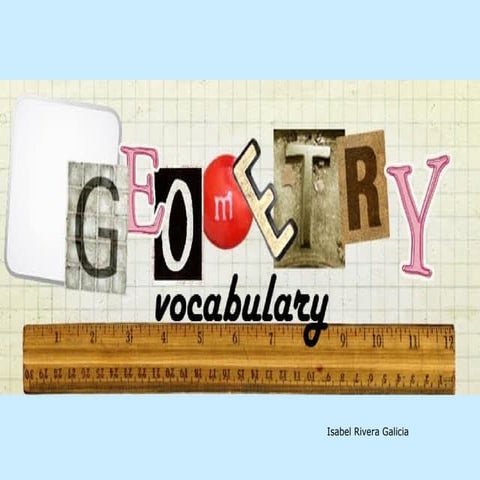 Geometry Vocabulary