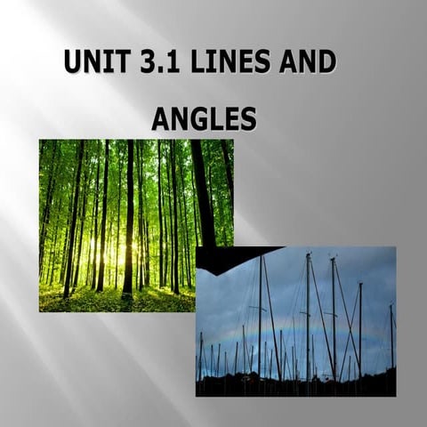 Geometry 201 unit 3.1