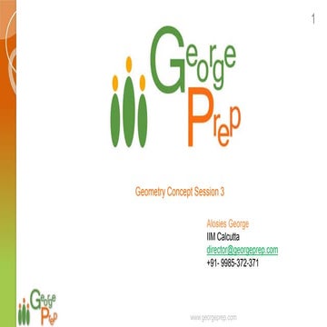 Geometry concept session 3