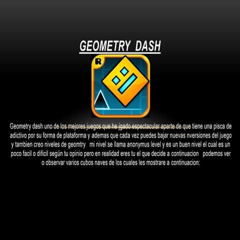 Geometry dash | PPTX