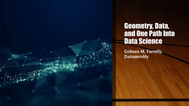 Geometry, Data, and One Path Into Data Science.pptx