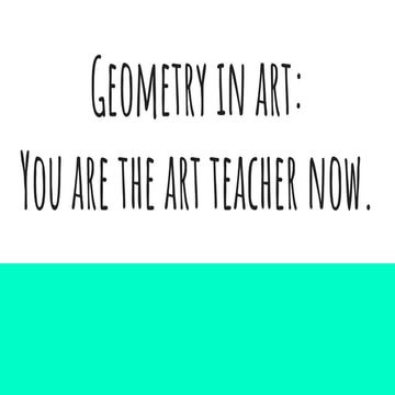 Geometry in art  
