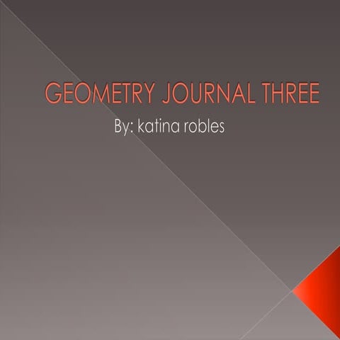 Geometry journal 3
