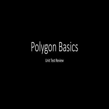 Geometry - Polygon Basics | PPT