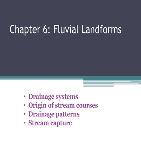 Geomorphologu F07 Fluvial Landforms (Bentang Alam)