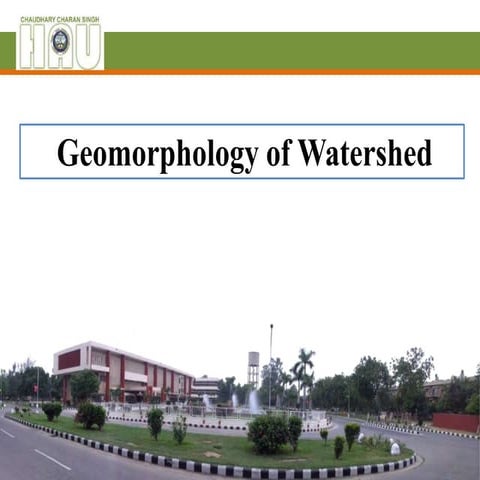 Geomorphology of Watershed.ppt