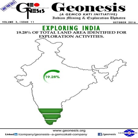 Geonesis volume 3 issue 11 october 2016
