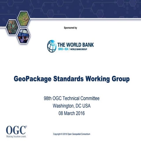 GeoPackage SWG Overview