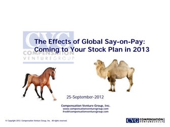 Global Say on Pay:  Coming to Your Stock Plan in 2013