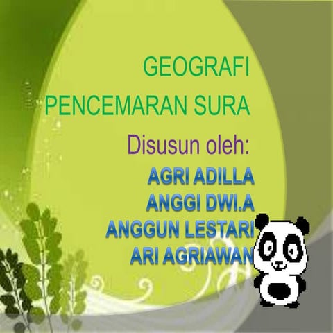 Geo pencemaran suara