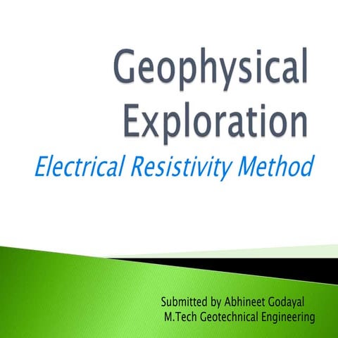 Geophysical exploration
