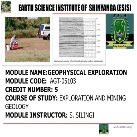 Geophysical exploration 