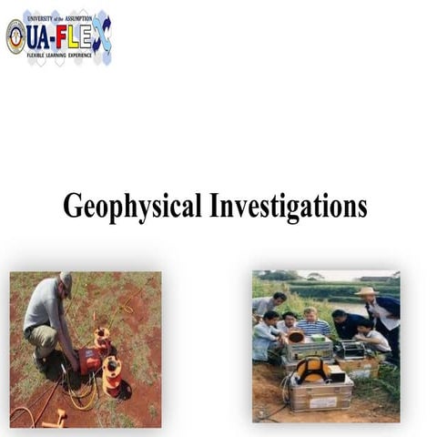 Engineering Geology: Geophysical Investigation.pptx