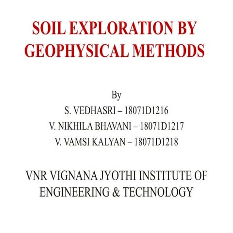 Got it—are you referring to a PowerPoint presentation titled Geophysical Meth...