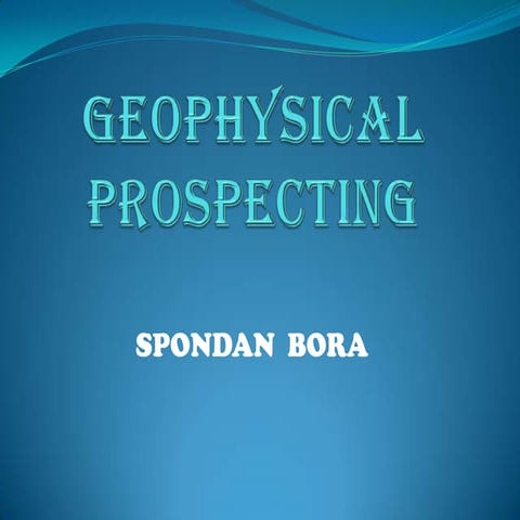 Geophysical prospecting 