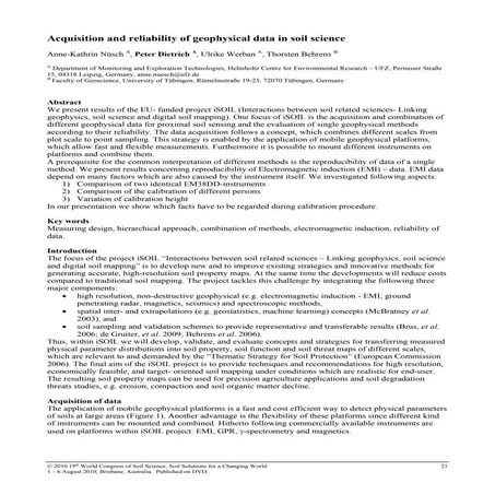 Tarımsal Toprak Haritalama'da Jeofizik Mühendisliği