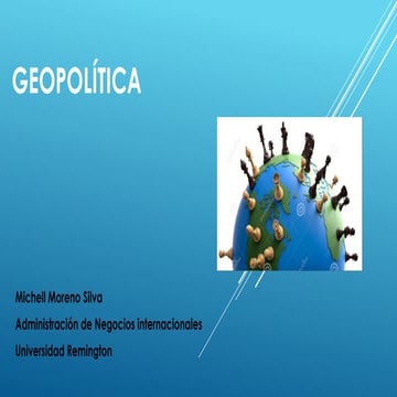 La geopolitica eder alexander | PPTX
