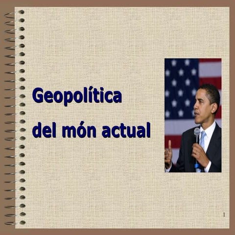 Geopolítica del món actual