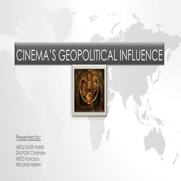 Cinema’s Geopolitical Influence