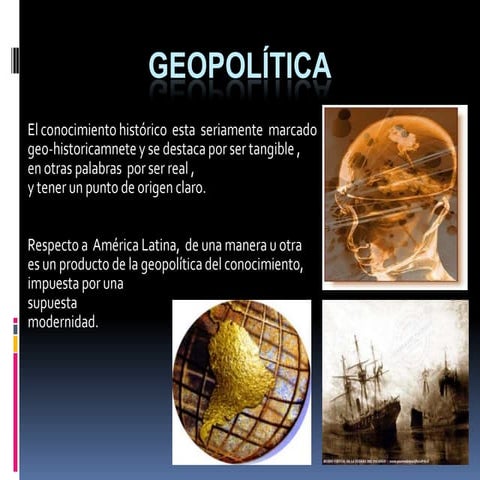 La GeopolíTica | PPT