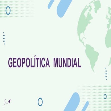 aula sobre geopolítica.pptx abordando os principais assuntos | PPTX