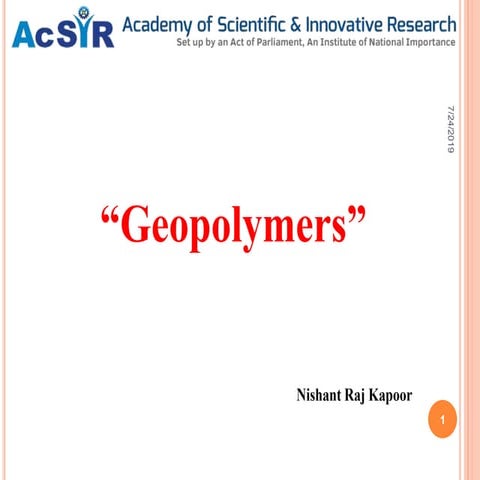 Geopolymer