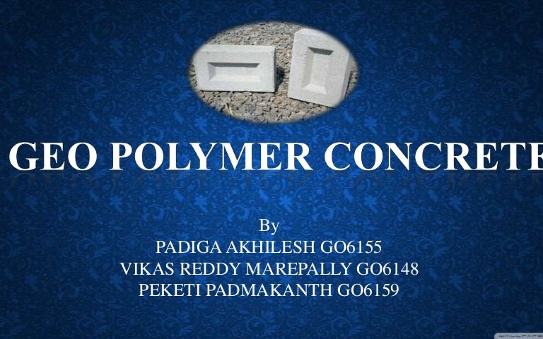 Geopolymer concrete