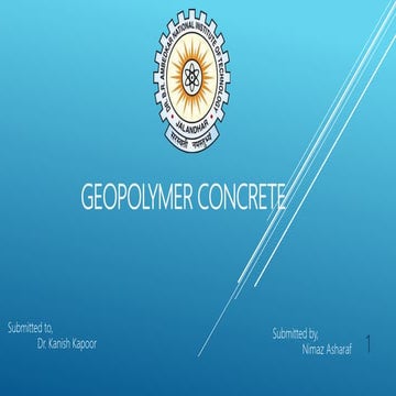 Geo Polymer Concrete