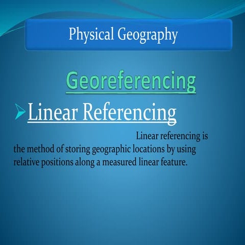 Georeferencing