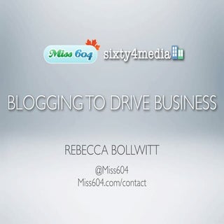 Blogs and Social Media for Business