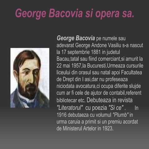 George Bacovia