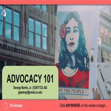 Advocacy 101 PowerPoint Presentation