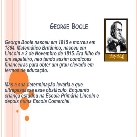 George boole | DOC
