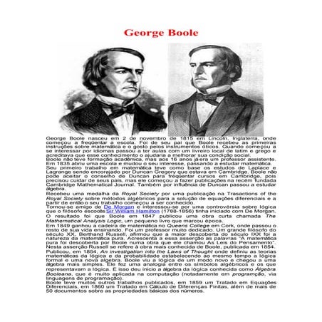 George boole