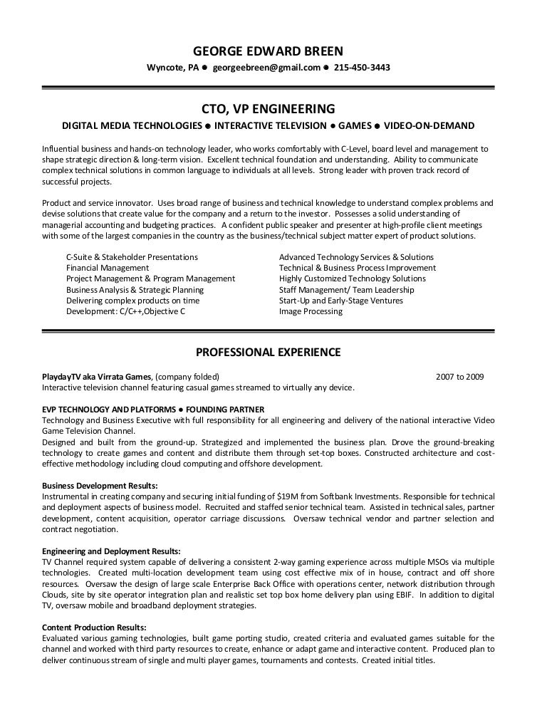 technical sales resumes