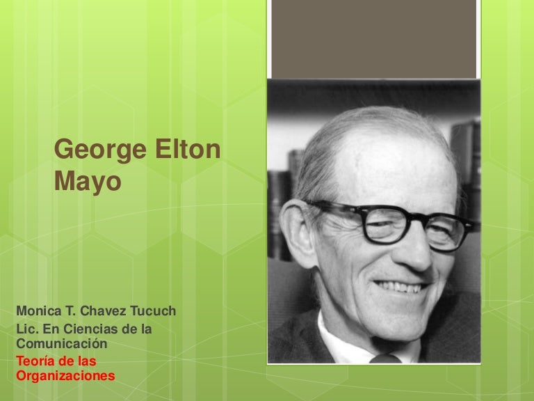 elton mayo