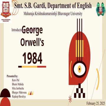 George Orwell's 1984 | 1984 and the Power of Technology |