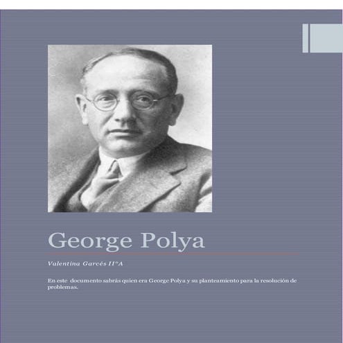 George polya | DOCX
