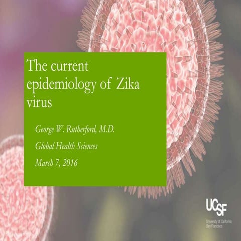 The current epidemiology of Zika virus